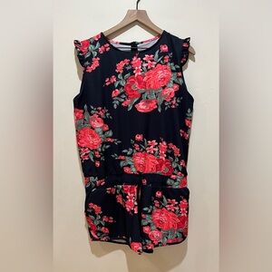 Albion Fit Floral Antigua Shorts Romper - Women’s Size Medium